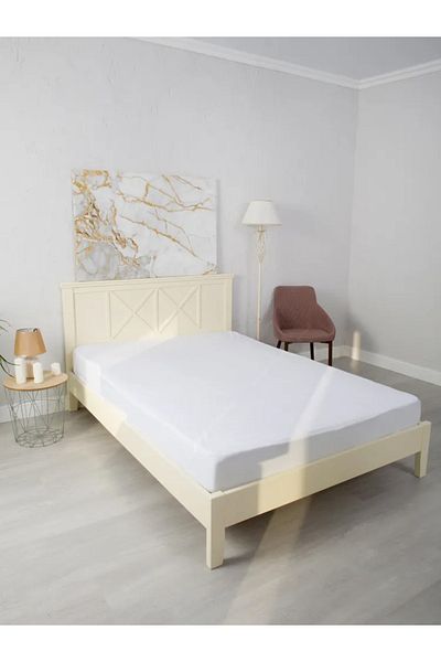 Juellhome Double Elastic Combed Cotton Sheet (No Pillow) 200 x 200 cm King Size