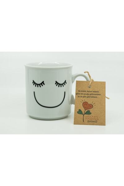 Smiling Face Porcelain Mug