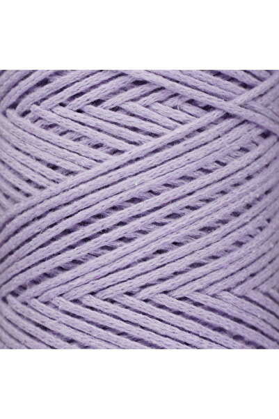 Makromecity Premium Koton Cotton Macrame Rope Lilac 200 Gr 150 Meters 2mm Cotton Chain Macrame Bag Rope Supla Rope