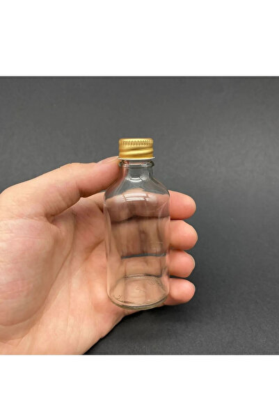 wellLine 6 Adet 20ml Çok Amaçlı Cam Şişe Küçük Gold Kapak Oda Kokusu Esans Ya...