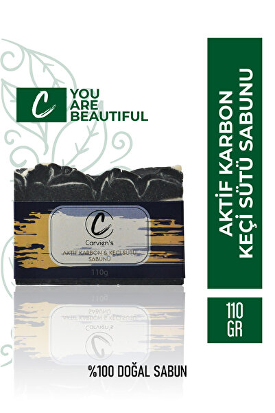 Carvien's Aktif Karbonlu & Keçi Sütlü Sabun