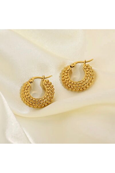 monalisatoka Gold Hoop Huggie Küpe