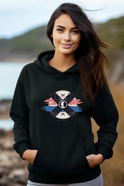 ADA BEBEK ÇOCUK Памучен дамски суитшърт SK8 World Style
