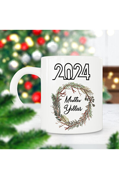 ART HEDİYE 2024 Happy Birthday Nest Christmas Gift Printed Mug Cup
