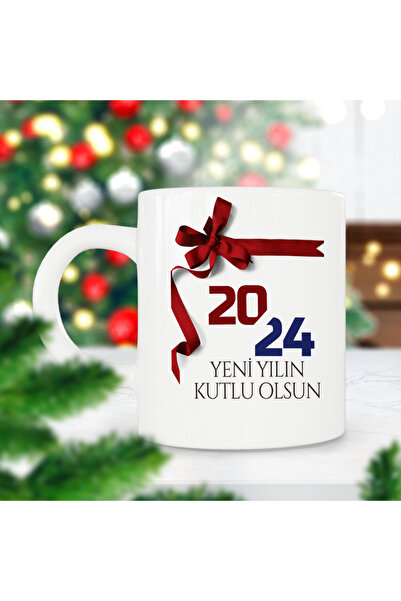ART HEDİYE 2024 سنة جديدة سعيدة 20 24 هدية عيد الميلاد كوب مطبوع