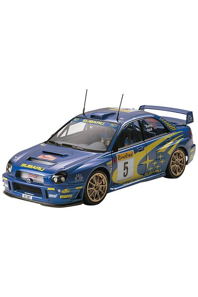 TAMIYA 1/24 Subaru Impreza WRC 2001 Plastic Car Model Kit, Disassembled Hobby Set