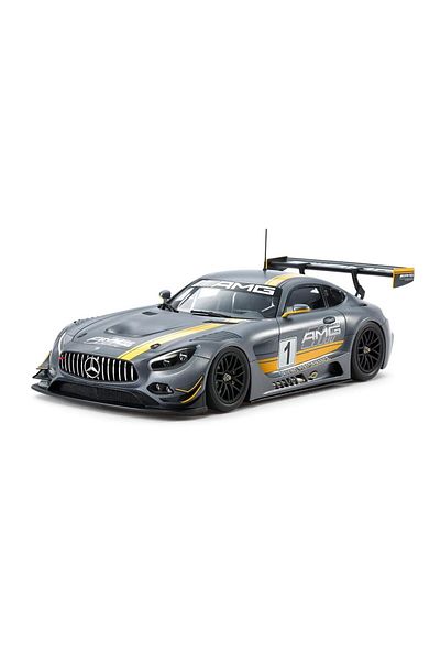 TAMIYA 1/24 Mercedes AMG GT3 Plastic Car Model Kit, Disassembled Hobby Set