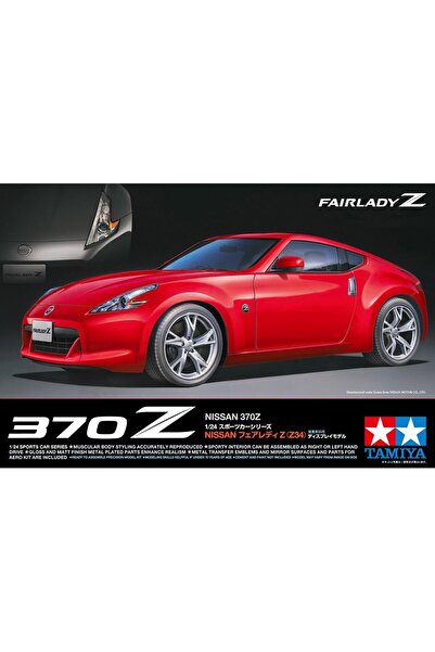 TAMIYA 1/24 Nissan 370Z Fairlady Z Plastik Araba Maket Kiti, Demonte Hobi Seti