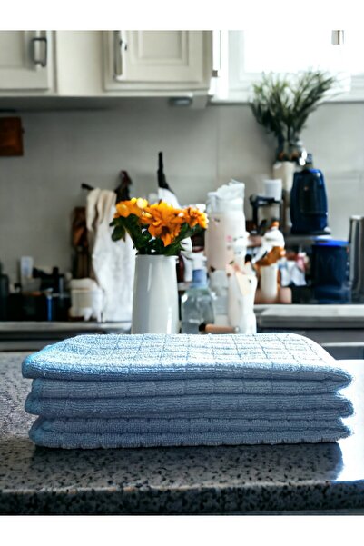Technow Misclean Mikrofiber Mutfak Temizlik Bezi 40*40 cm Mavi (3 Adet)