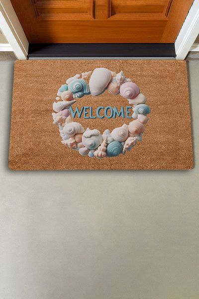 Valerine Life Welcome Door Mat with Seashells 45x70cm