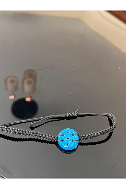 Gold Garden SÜRYANİ NAZAR BONCUĞU MAKROME ÖRGÜLÜ ASANSÖR KİLİT SİSTEMLİ BİLEKLİL