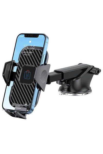 Hobimtek Hb-01 Araç Içi Telefon Tutucu Araba Telefon Tutucu Ayarlanabilir Cam Ve Torpido Için Yüksek Kalite