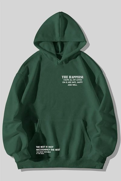 ciwi&life Unisex φούτερ 2ip Raster Happiest Green Oversize