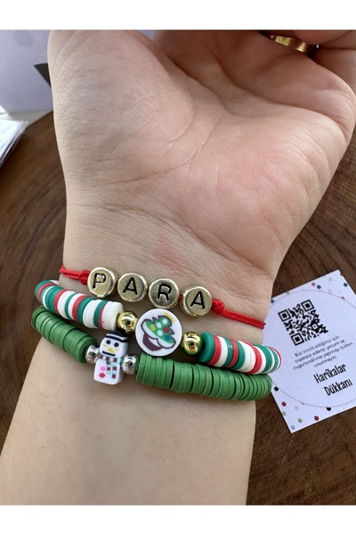 HARİKALAR DÜKKANI مجموعة أساور السنة الجديدة مكونة من 3 قطع