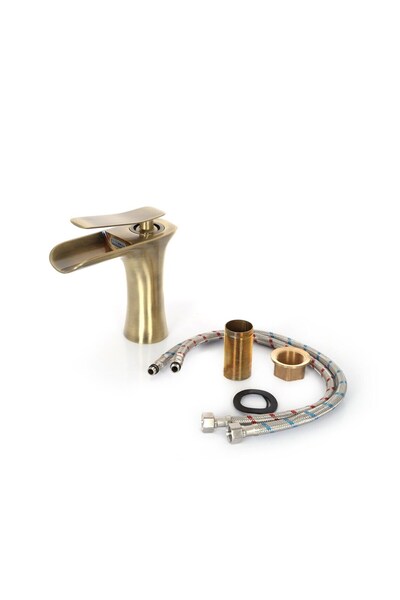 banyosepeti Şelale Akışlı Lavabo Bataryası Şelale Altın Batarya Şelale Akışlı...