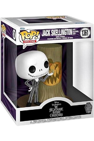 Funko POP Deluxe Figür: The Nightmare Before Christmas 30th - Jack with Hallowen Door Town