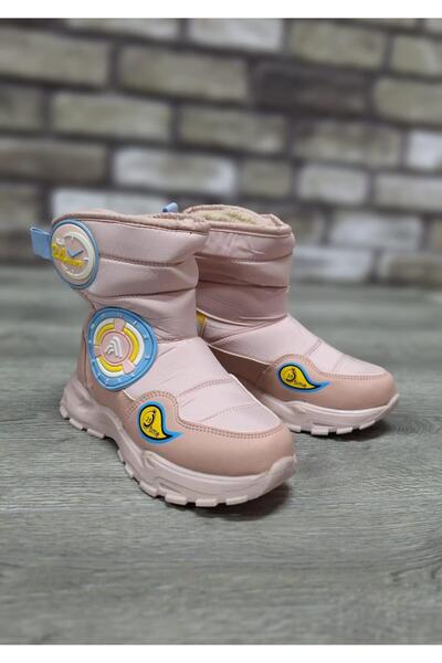 Bukond Αδιάβροχες παιδικές μπότες χιονιού με γούνινη εσωτερική αντιολισθητική σόλα από καουτσούκ