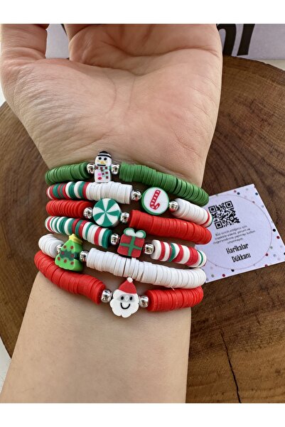 HARİKALAR DÜKKANI مجموعة أساور السنة الجديدة مكونة من 6 قطع