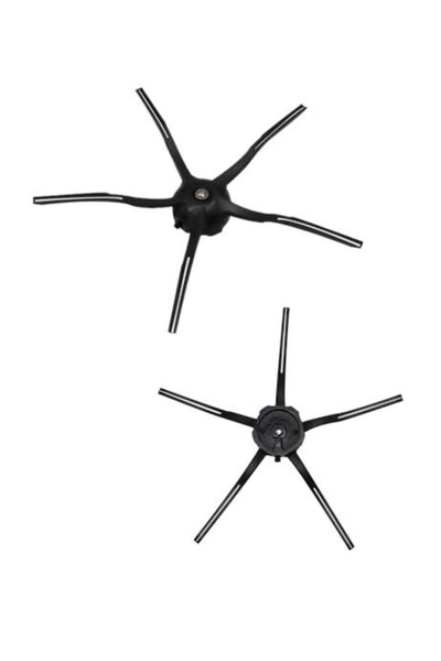 LİN GRUP Μικρή βούρτσα Roborock Q7 Max Black - Πλαϊνή βούρτσα 2 τεμαχίων