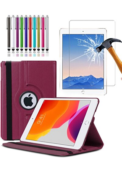 piblue Ipad Air 1 2 Ipad 5. 6. Nesil 9.7 İnç 360° Dönerli Tablet Kılıfı 3lü Set