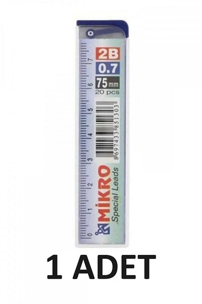 tüftürük Micro Min 1 Piece 0.7 Ruler Pen Tip 75 Mm 2b (1 PC)