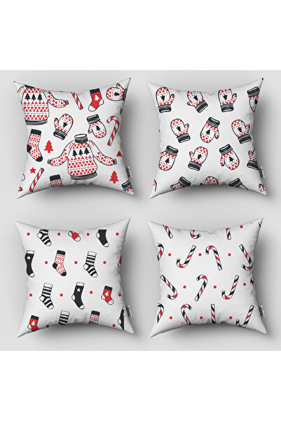 instababyrooms أغطية وسائد رمي مكونة من 4 قطع لمفهوم العام الجديد