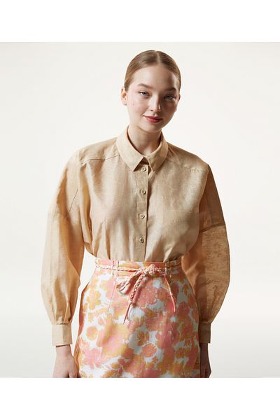 Machka Linen Blend Oversize Shirt
