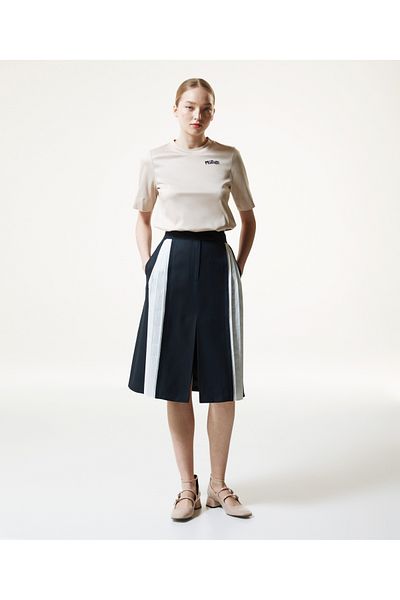 Machka Colorblock-Faltenrock