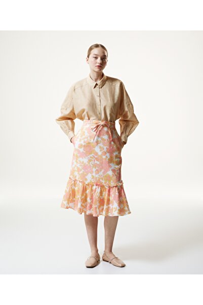 Machka Oversize košile ze směsi lnu