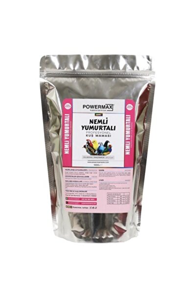 powermax Nemli Yumurtalı Özel Mama 1 kg(PETDÜNYAM)