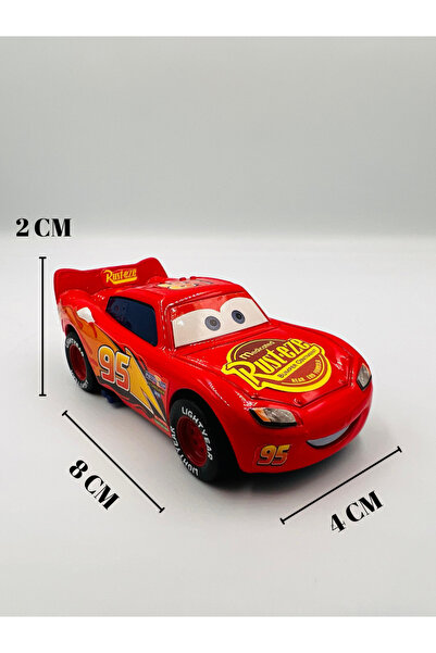 TukaShopping Şimşek McQueen Cars Mater Metal Oyuncak Arabalar 4'lü Set