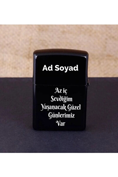 Sionar Az İç Sevdiğim Yazılı Çakmak, Kişiye Özel İsim Yazılı Çakmak,