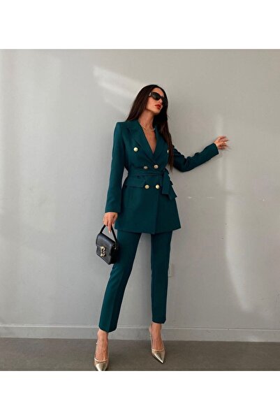 SONREİR GOMB RÉSZLET KÖTÖZŐ DZSEKI NADRÁG ÖLTÖM