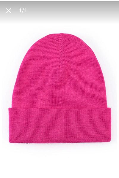 Nilbutik Unisex Folded Basic Beret Knitwear Autumn Winter
