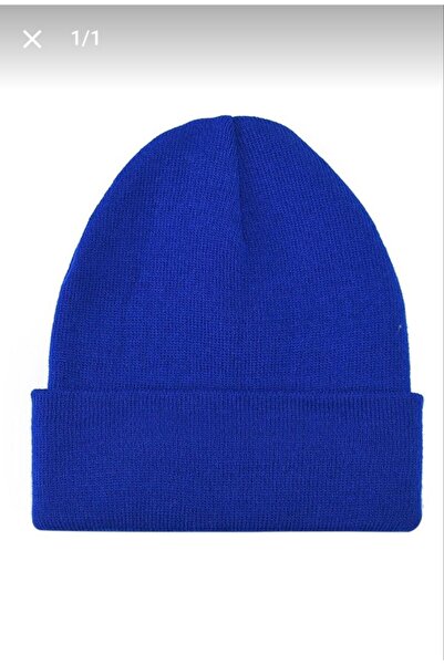 Nilbutik Tricotaje Unisex Folded Basic Beanie Toamna Iarna