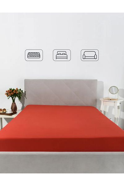 Juellhome Double Elastic Combed Cotton Sheet (No Pillow) 200 x 200 cm King Size