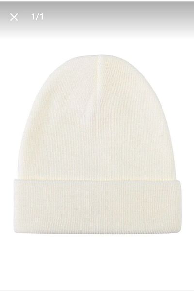 Nilbutik Unisex Folded Basic Beret Knitwear Autumn Winter