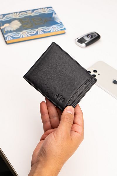 jön Genuine Leather Men's Wallet with Card Holder