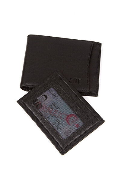 jön Genuine Leather Men's Wallet with Card Holder and Coins