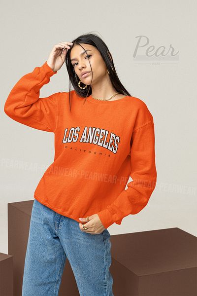 Pear Wear Los Angeles Printed - Γυναικεία φούτερ με 3 κλωστές