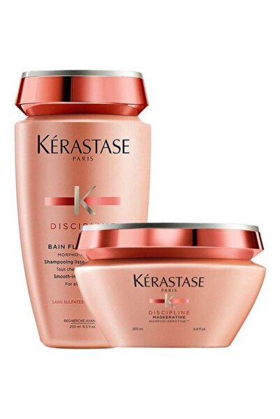 Kerastase Discipline Bain Fluidealiste Sulfate-Free Shampoo 250 Ml + Mask 200...