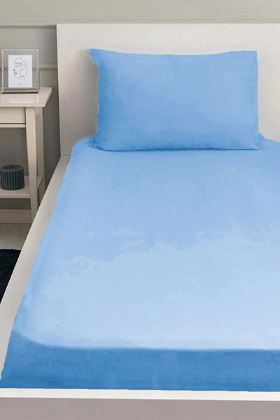 MERTİM Elastic Cotton Ranforce Fabric Sheet And Pillow Case