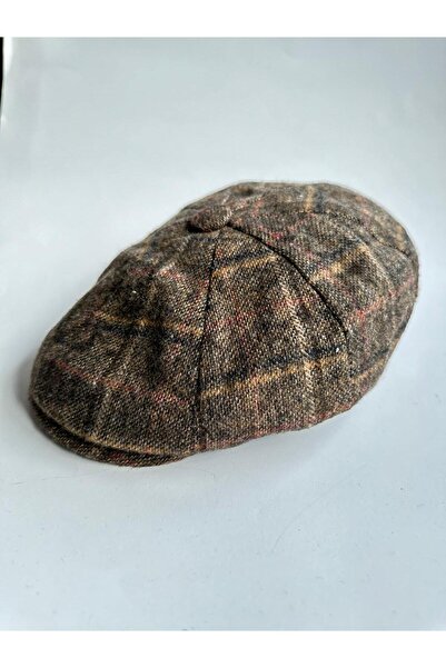 emybox İngiliz Stil Erkek Kaşe Dökümlü 8 Parça Kasket Peaky Blinders Model Yü...