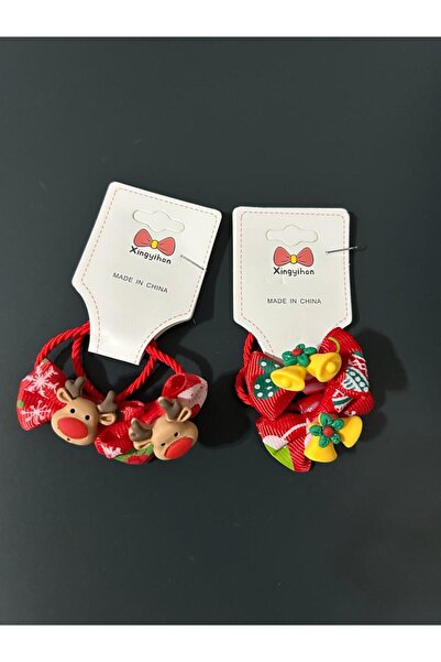 no 39 company Dvostruka dječja gumena kopča sa mašnom, set od 2 komada