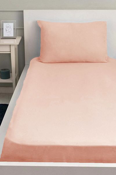 MERTİM Elastic Cotton Ranforce Fabric Sheet And Pillow Case