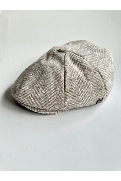 emybox İngiliz Stil Erkek Kaşe Dökümlü 8 Parça Kasket Peaky Blinders Model Yü...