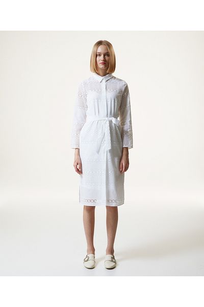 Machka Embroidered Shirt Dress