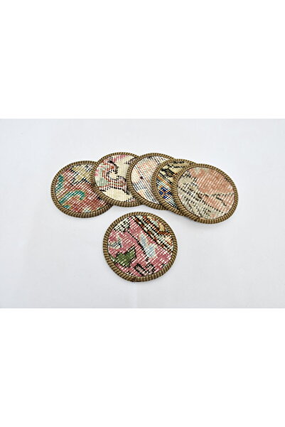 Kayra Export Bardak Altlığı 6'lı set (desenler değişiklik gösterebilir)