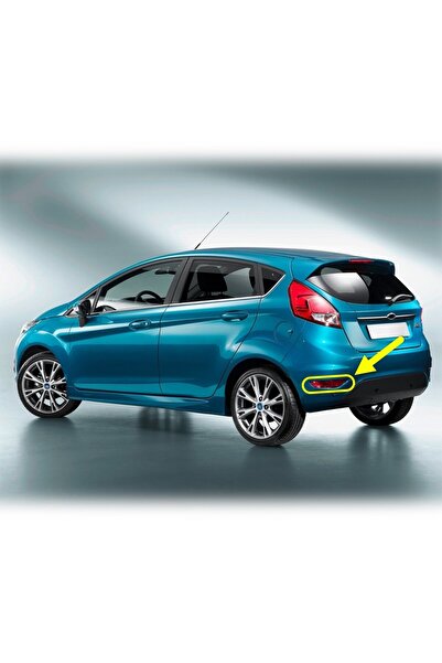 Bisra Ford Fiesta 2013-2016 Rear Bumper Left Reflector Fog Light21682998