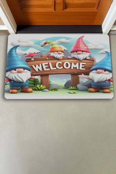 Valerine Life Cute Gnomes Welcome Door Mat 45x70cm